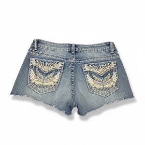 Embroidered Denim Women Shorts